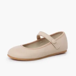 Merceditas Comunión barefoot tira adherente botón