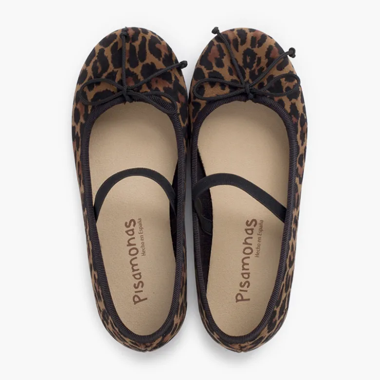 Merceditas elástico animal print