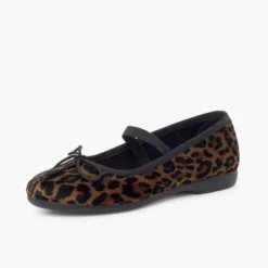 Merceditas elástico animal print