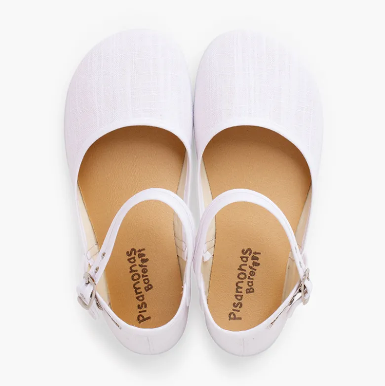 Merceditas escotadas barefoot mujer lino fino