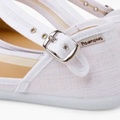 Merceditas escotadas barefoot mujer lino fino