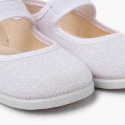 Merceditas lino adorno botón