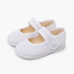 Merceditas lino adorno botón