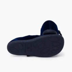 Merceditas mujer barefoot terciopelo hebilla