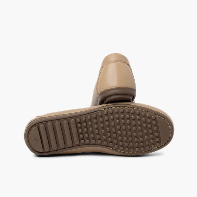 Mocasines niño piel antifaz