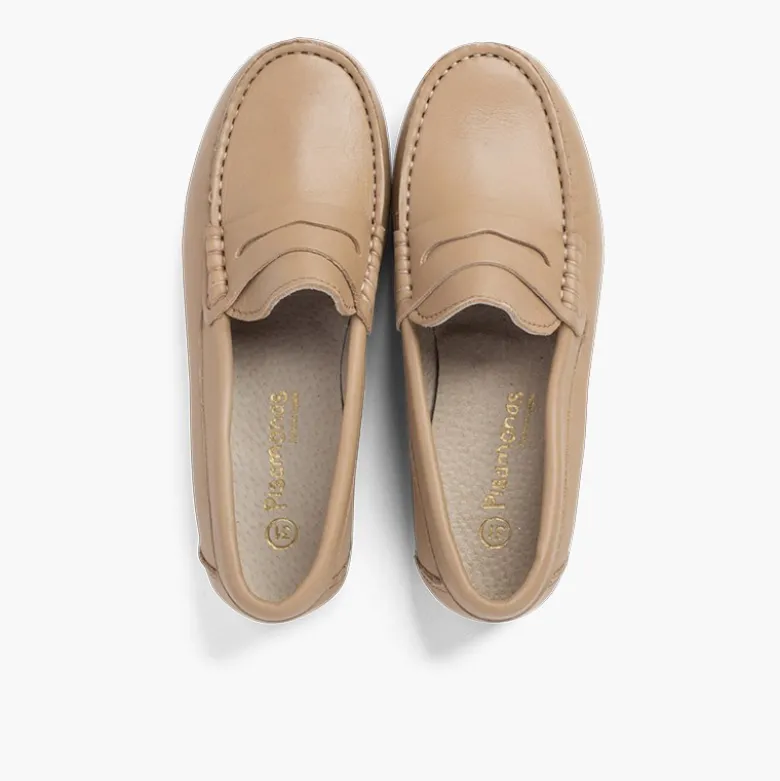 Mocasines niño piel antifaz