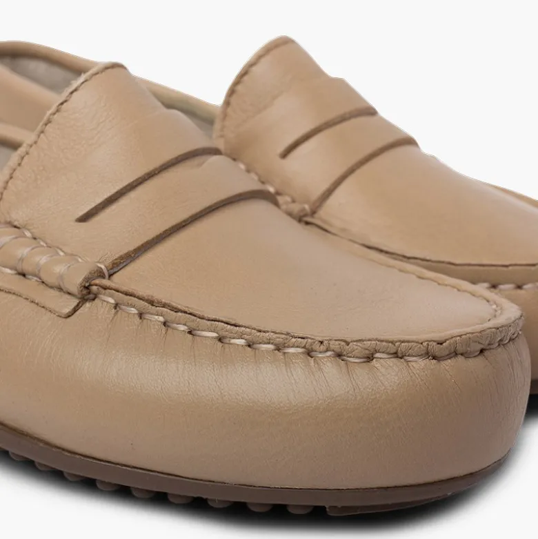 Mocasines niño piel antifaz