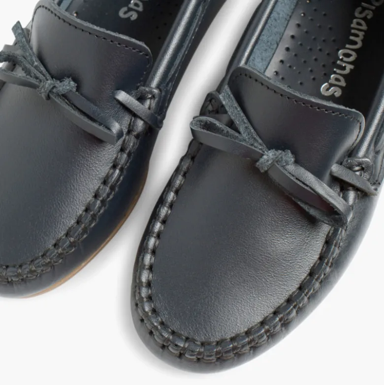 Mocasines Niño Piel Lazo