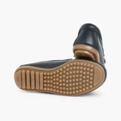 Mocasines Niño Piel Lazo