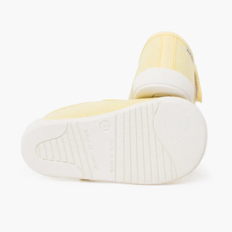 Pepitos barefoot lona canvas tira adherente