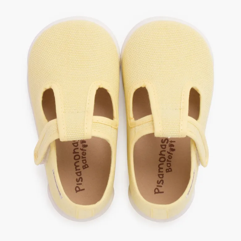 Pepitos barefoot lona canvas tira adherente