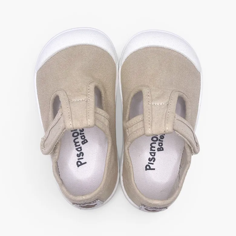 Pepitos barefoot lona lavada niños