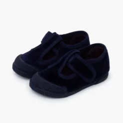 Pepitos barefoot terciopelo puntera goma