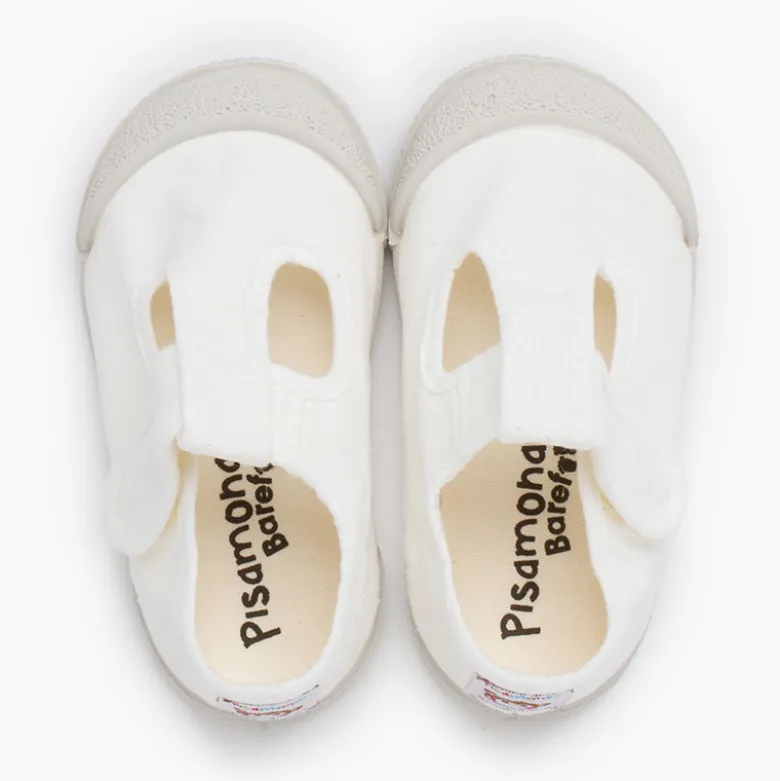 Pepitos puntera barefoot lona lavada