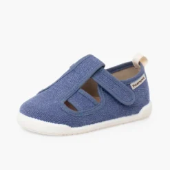 Sandalias barefoot lona cangrejera niño