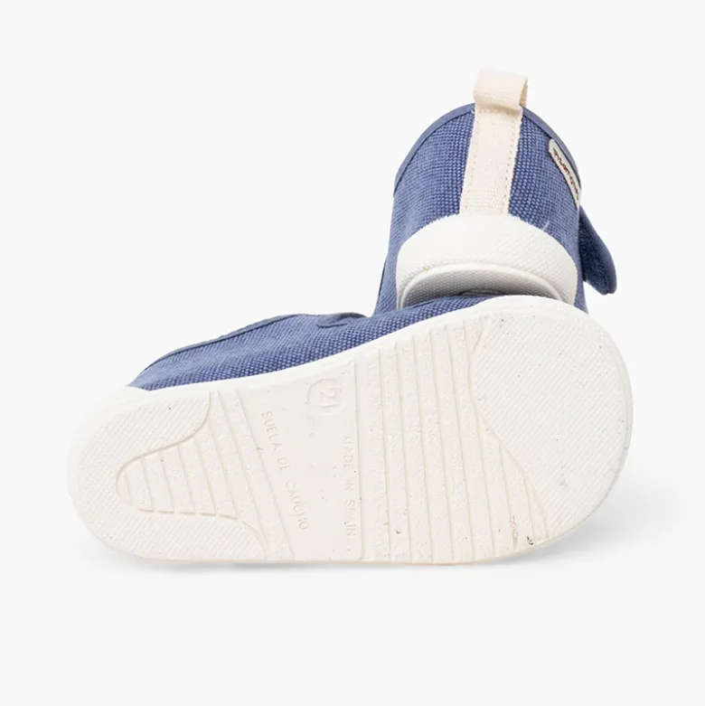 Sandalias barefoot lona cangrejera niño