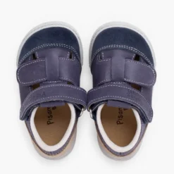 Sandalias barefoot piel niños doble tira