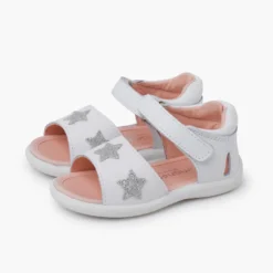 Sandalias bebé niña estrellas purpurina