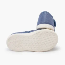 Sandalias niño lona eco puntera goma