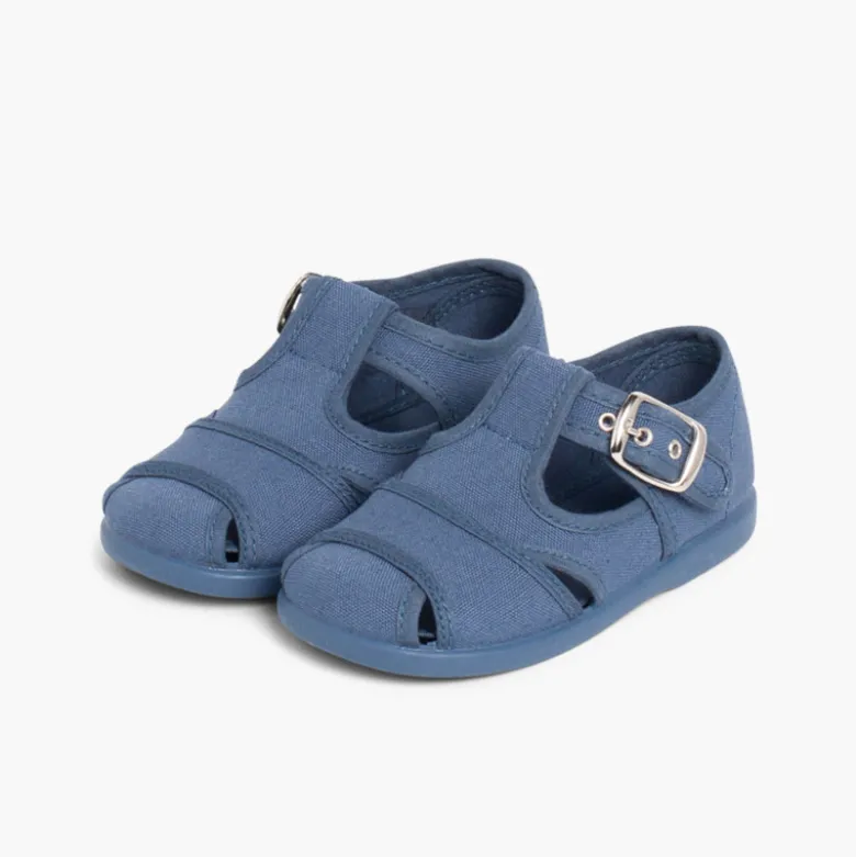 Sandalias Pepitos de lona abiertos