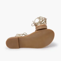 Sandalias romanas piel tiras