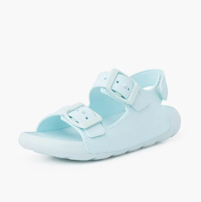 Sandalias unisex con suela EVA y doble hebilla