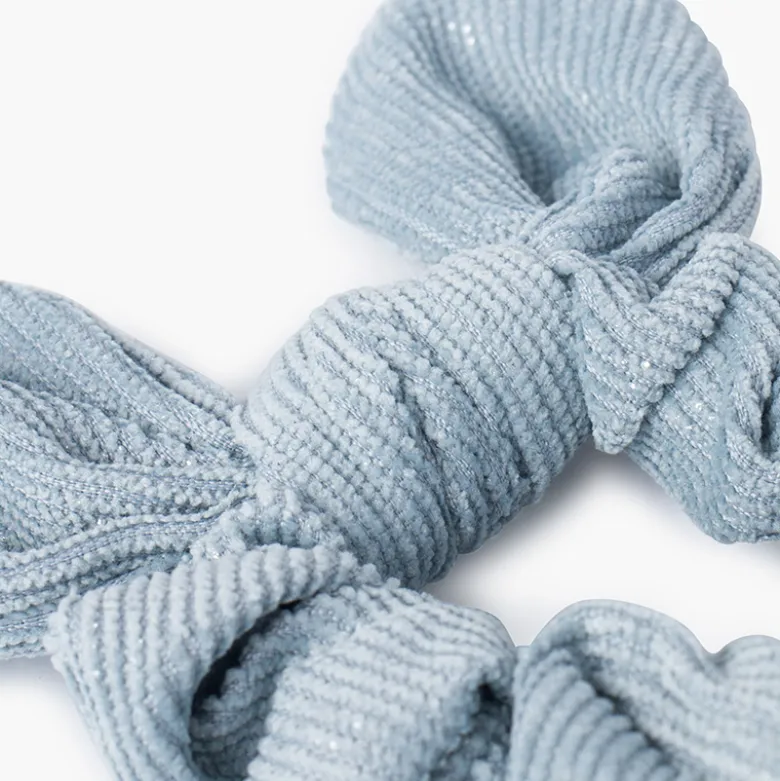 Scrunchie coletero micropana glitter con lazo