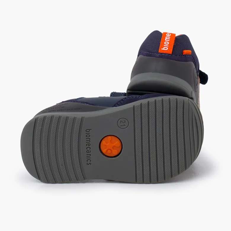 Sneakers Biomecanics piel y serraje