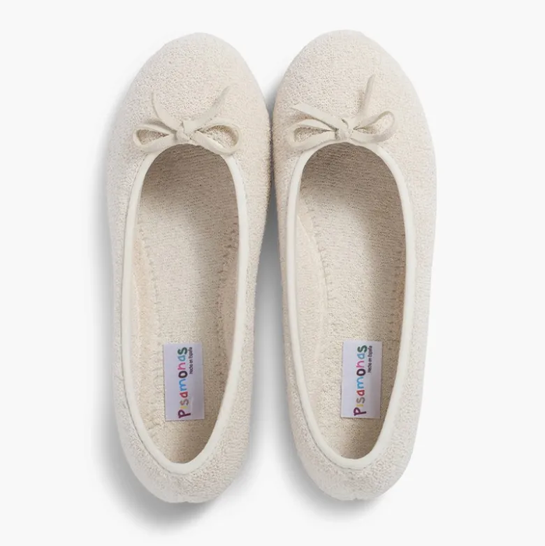 Zapatilla casa bailarina rizo toalla