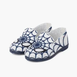 Zapatillas bajas andar por casa tela araña