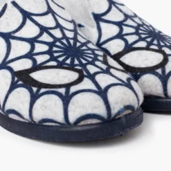 Zapatillas bajas andar por casa tela araña