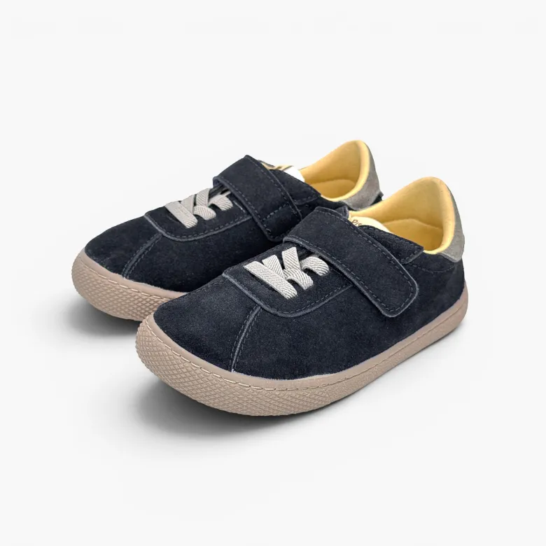 Zapatillas barefoot efecto serraje cierre combinado