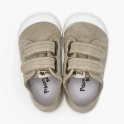 Zapatillas barefoot lona lavada tiras adherentes