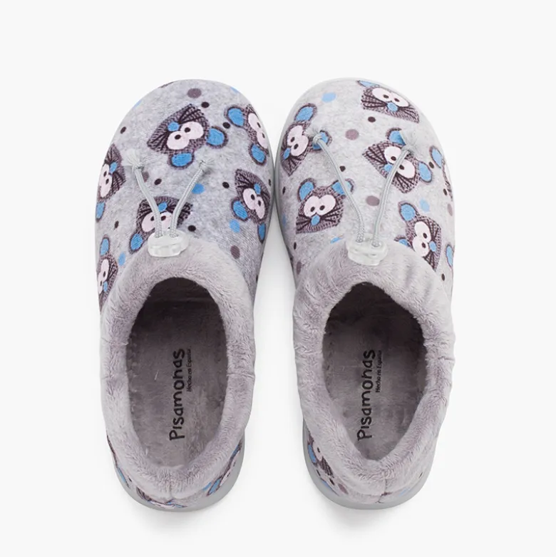 Zapatillas casa babuchas ajustables ratones