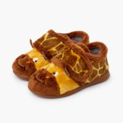 Zapatillas casa pelito jirafa