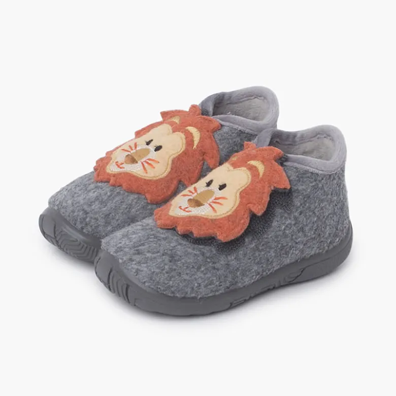 Zapatillas casa primeros pasos animales