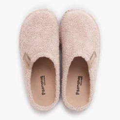 Zapatillas casa tipo zueco rizo