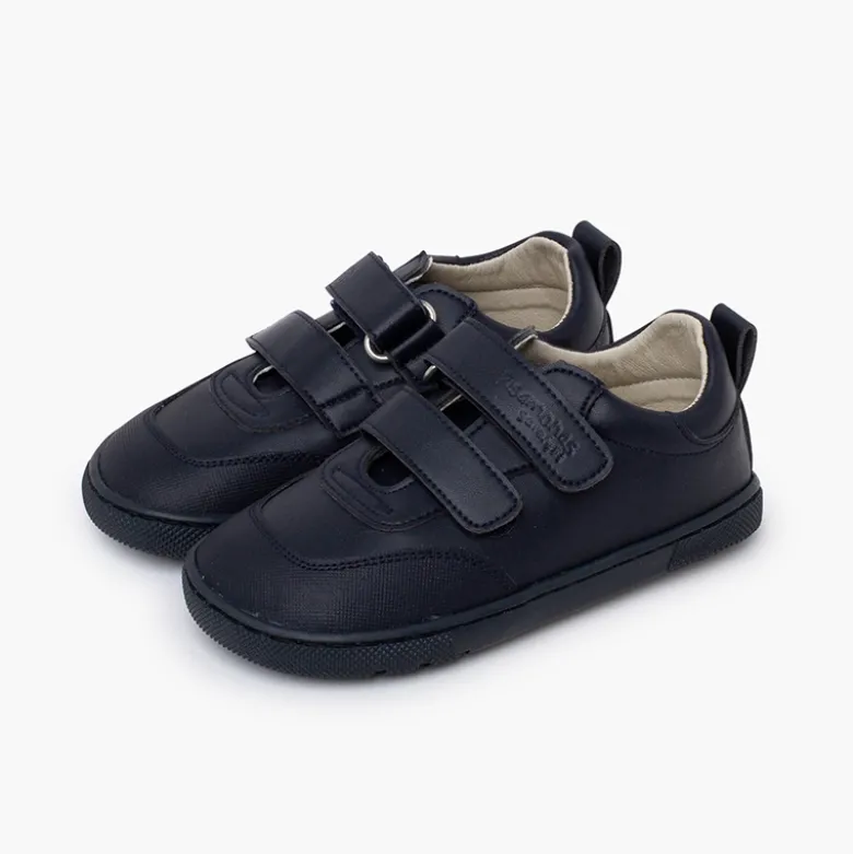 Zapatillas deportivas colegiales barefoot puntera reforzada