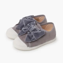 Zapatillas lazo terciopelo