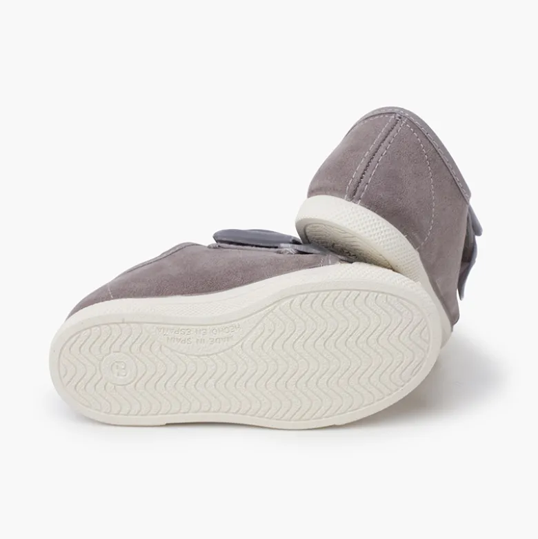 Zapatillas lazo terciopelo