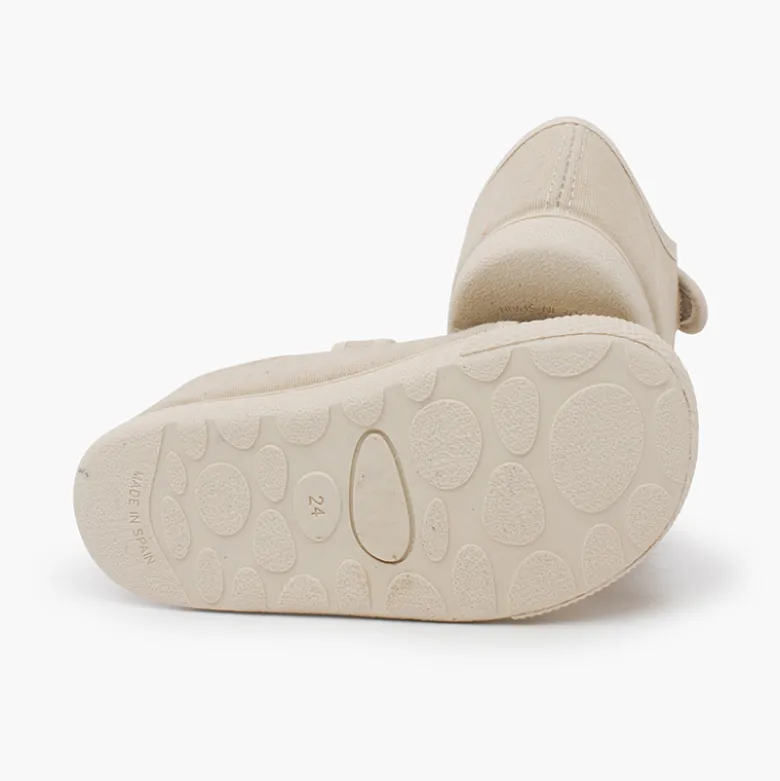 Zapatillas lona barefoot puntera goma