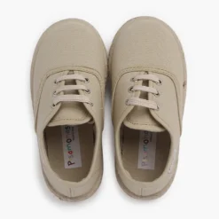 Zapatillas lona cordones suela alpargata
