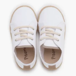 Zapatillas lona cordones tipo alpargata