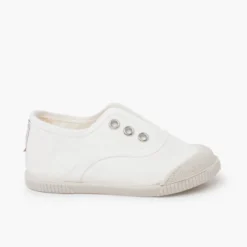 Zapatillas lona sin cordones barefoot