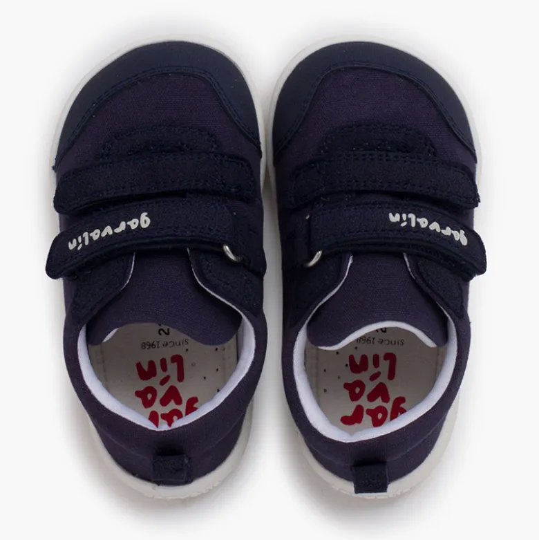 Zapatillas lona soft doble tira adherente