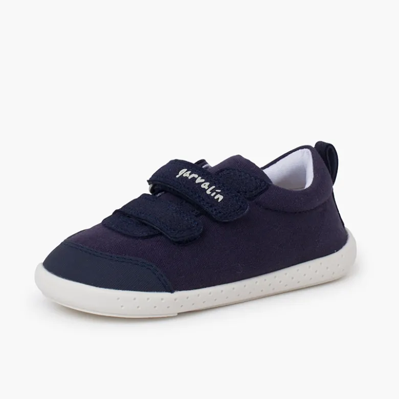Zapatillas lona soft doble tira adherente