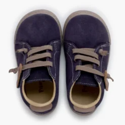 Zapatillas serraje barefoot cordones elásticos