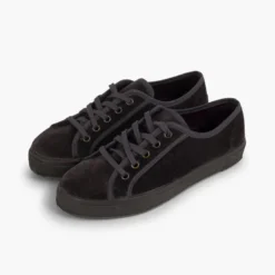 Zapatillas terciopelo plataforma mujer y niña