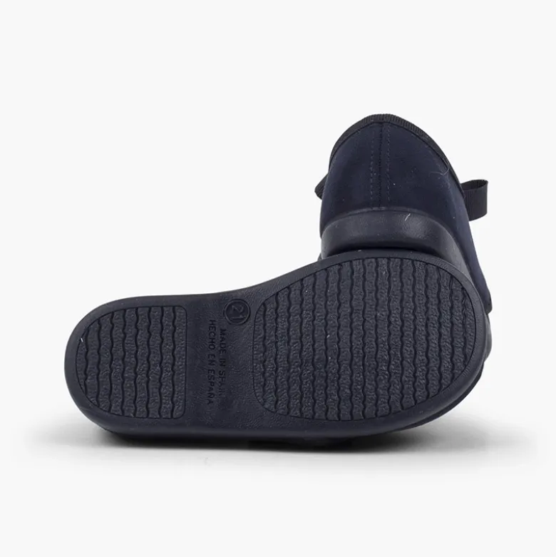 Zapatito niños tipo blucher con lazo y picados