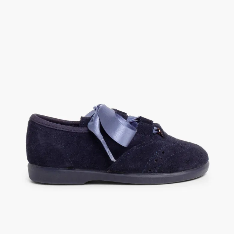 Zapato Inglés Niños en Serraje